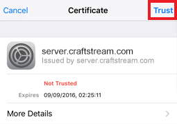 Use Without SSL - Yes
