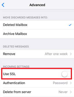 Use Without SSL - Yes