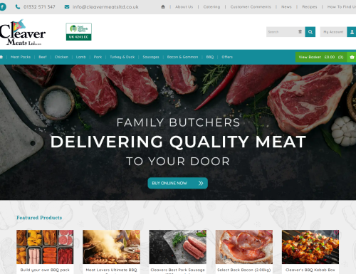 Web Design For Cleaver Meats Ltd