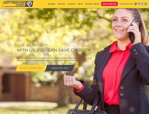 Web Design For Nottingham Cars