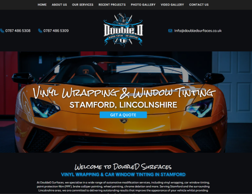 Web Design For DoubleD Surfaces