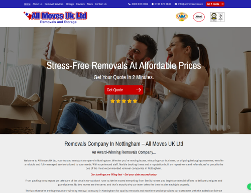 Web Design For All Moves UK Ltd