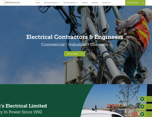 Web Design For Mac's Electrical Limited